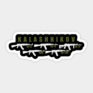 Generation of the Kalashnikov (white version) Sticker